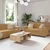 Set sofe 3 pcs Smeđa 221 x 80 x 80 cm Baršun