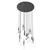 Open Design OR85402 - Luster na sajli ERO 12xG9/8W/230V crna