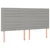 Vidaxl Box spring postelja z vzmetnico svetlo siva 200x200 cm blago