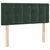 Vidaxl Box spring postelja z vzmetnico temno zelena 80x200 cm žamet