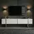 Nordure TV komoda, 180x50x30cm, Bela