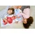 Llorens M844-53 oblačila za punčko NEW BORN, velikost 43-44 cm