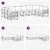 Set vanjskih sofa s jastukom 10 pcs Bijela i krem