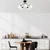 Opviq Luster Orion-13960, 62cm, IP20, Crno-beli