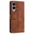 Rjava Flip Line torbica (Samsung Galaxy S25 Edge)