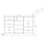 HANAH HOME Bela mat komoda Rb 168 04 001