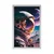 Plakat skrivnosten profil astronavta - 30x45 white