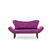 ATELIER DEL SOFA Sofa dvosed Chatto Purple