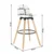 eoshop Barski stol, bela/bukev, EVANS