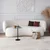 Hanah Home Klub sto Social 40x50x40cm Crni