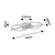 Rabalux LED plafonjera Arash, 40W, CCT na wall switch, 75x35cm, Crna