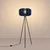 Sollux SL.1865 - Podna lampa MULA 1xE27/15W/230V plava