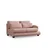 Atelier del Sofa Ugaona garnitura River 105x90x150cm Roze
