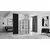 REA Tuš kabina Molier Black Double 80x90