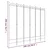 Vidaxl vidaXL 6-delni paravan, antracit, 240 x 200 cm, blago