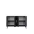 Hanah Home komoda Seza 120, 120 cm, antracit / srebrna
