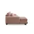 Atelier del Sofa Ugaona garnitura River 105x90x150cm Roze