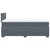 Vidaxl Box spring postelja z vzmetnico temno siva 120x200 cm žamet
