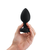 b-Vibe Vibrating Jewel Plug XXL Black