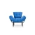 Atelier del Sofa Fotelja Nitta 95x85x70cm Plava