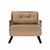 ATELIER DEL SOFA Fotelja Sando Single Light Brown v2