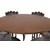 Venture Design Jedilna miza in stol komplet Copenhagen Limhamn miza 140x75 cm rjava siva