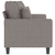 Vidaxl Dvosed taupe 140 cm blago
