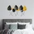 Wallity Zidna dekoracija Casting Leaf, 67 x 112 cm, Šarena
