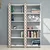Hanah Home Polica 124x170x24,2cm Bela