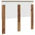 Vidaxl Vzglavje Star les 138 x 7 x 100 cm Konstruirano leseno