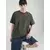 Abercrombie & Fitch Majica  temno rjava / temno zelena / bela