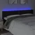 LED uzglavlje crno 183x16x78/88 cm od umjetne kože
