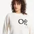 Pulover Off-White Bookish Shared Knit Crew UNISEX Ivory Black M