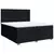 vidaXL vidaXL Box spring postelja z vzmetnico črn 200x200 cm blago, (21304853)