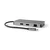 Nedis Nedis USB C adapter z več vrati HDMI RJ45 SD Micro SD USB C in USB A antracit