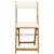 Vanjske bistro stolice 2 pcs Krem bijela 40 x 53 x 80 cm