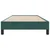 Vidaxl Box Spring Postelja brez vzmetnice Temno zelena 80x210 cm Žamet