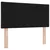 vidaXL Postelja boxspring z vzmetnico Črna 90 x 200 cm Blago