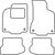 Textile car mats VW Polo 2000-2002