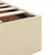 Vidaxl Otomanski posteljni okvir brez vzmetnice krem 80x200 cm blago