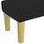 Klupa crna 70 x 30 x 30 cm od tkanine