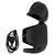 Rebel Cock Vibrator with Elliptical Moving Glans Stimulator Black