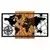 Wallity Zidna dekoracija World Map 3-L, 70 x 120 cm, Smeđa