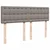Vidaxl Box spring postelja z vzmetnico taupe 140x200 cm blago