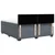 Vidaxl Box spring postelja z vzmetnico temno siva 180x200 cm žamet