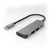 Adapter Type C na HDMI 2xUSB 3.0 type C 4u1