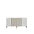 Hanah Home komoda Poli 150, 150 cm, bela / travertin / zlatna
