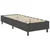 Vidaxl Boxspring postelja temno siva iz blaga 100x200 cm