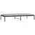 Metalni okvir za krevet crni 90 x 200 cm