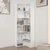 Hanah Home polica za knjige Adel 5 Shelf Corner, 60×60 cm, bela